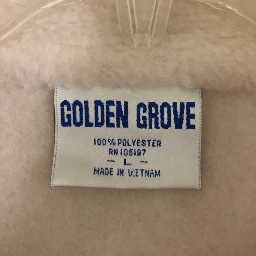 NWOT-Cream, Size Lg., Golden Grove Fleece Jacket - Picture 3 of 4